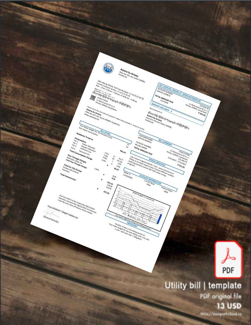 Utility bill | Albanian Power | Albania